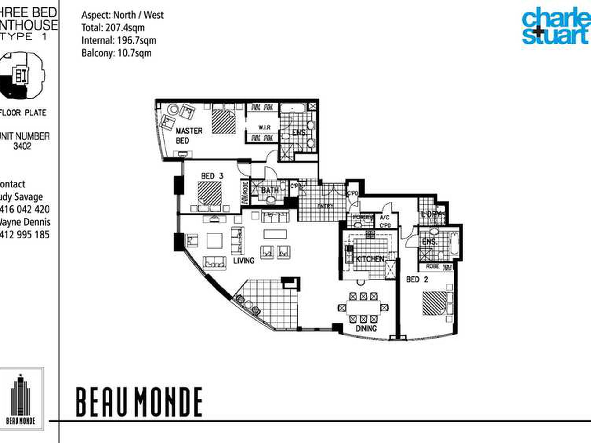 3402 / 77 Berry Street, North Sydney