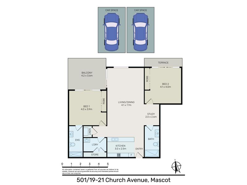 501 / 19-21 Church Avenue, Mascot Floor Plan