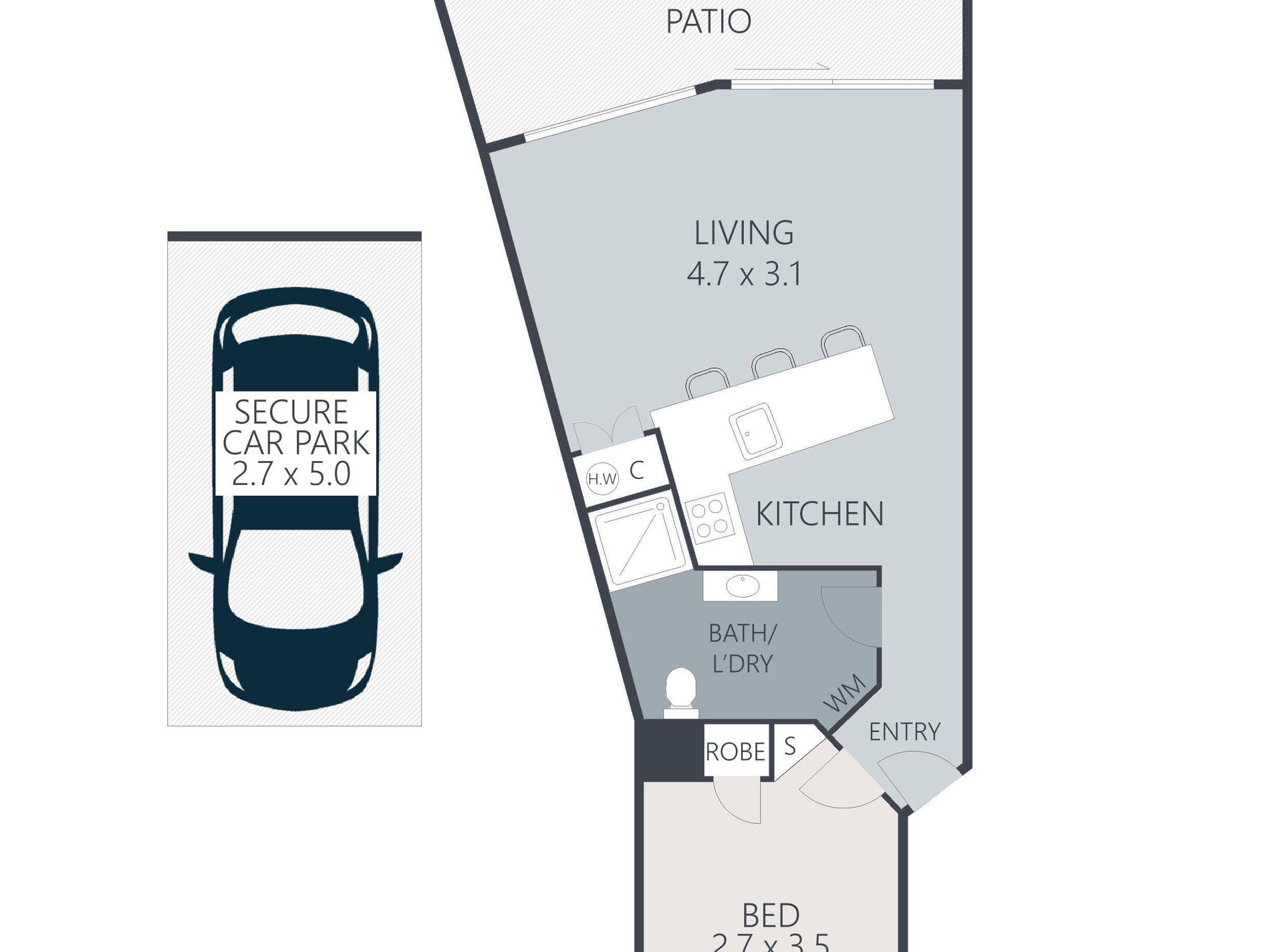 9 / 31-33 Cotton Tree Parade, Maroochydore Floor Plan