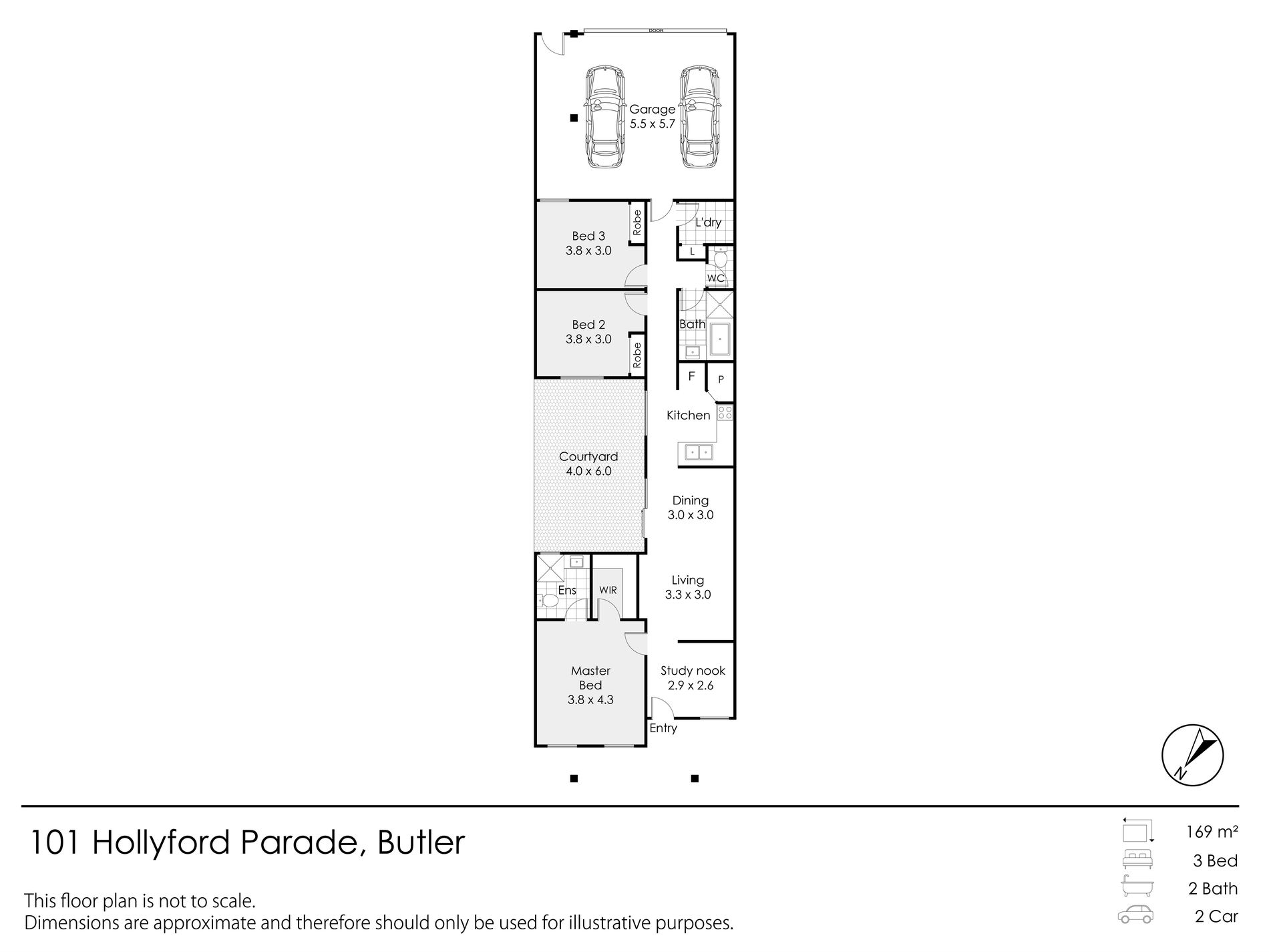 101 Hollyford Parade, Butler