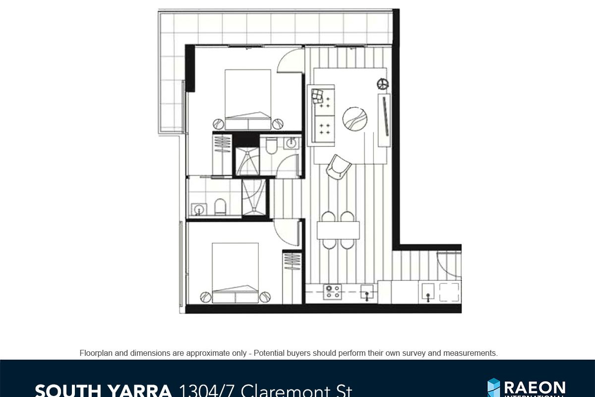 1304 / 7 Claremont Street, South Yarra