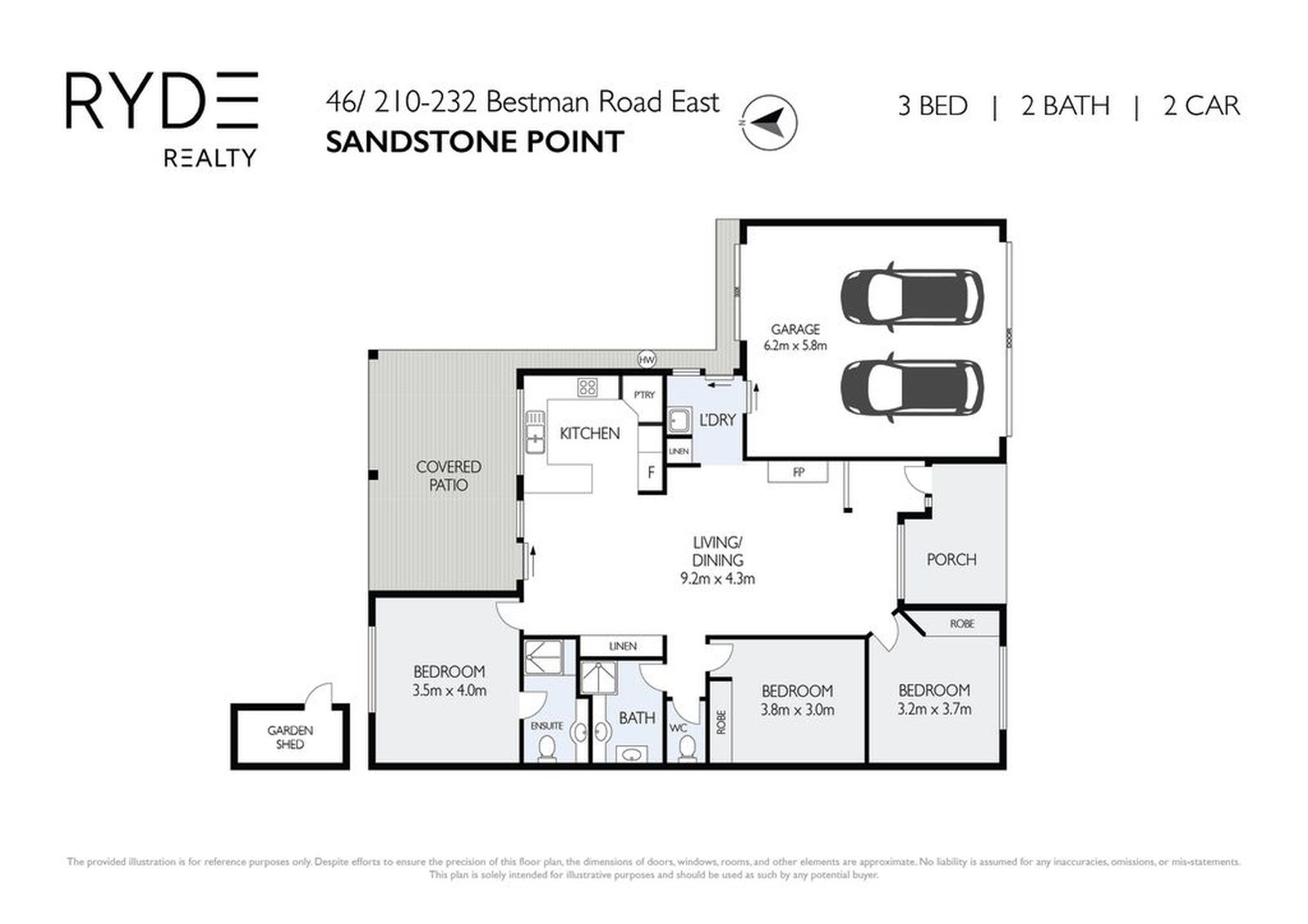 Floorplan, 46/210 Bestmann Road East, Sandstone Point