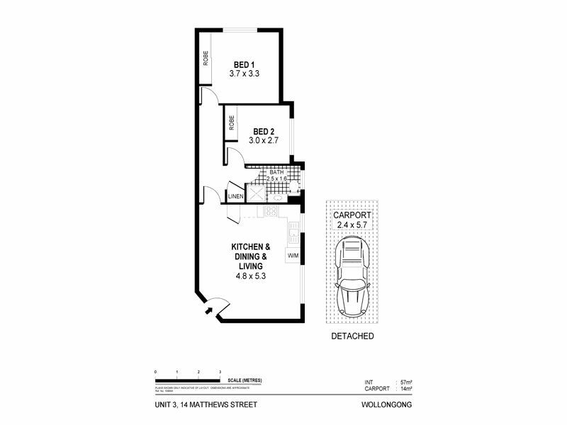 3 / 14 Matthews Street, Wollongong