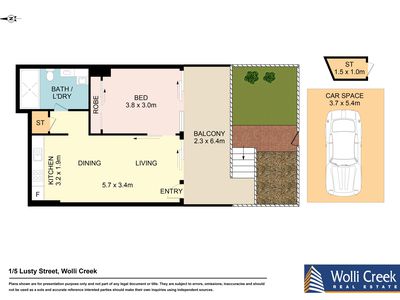 1 / 5 Lusty Street, Wolli Creek