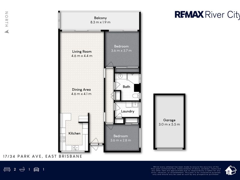 17 / 34 Park Avenue, East Brisbane Floor Plan