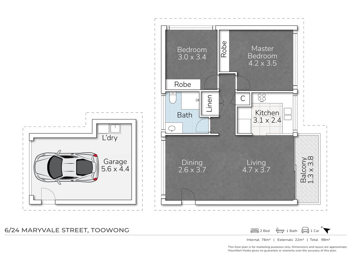 6 / 24 Maryvale Street, Toowong