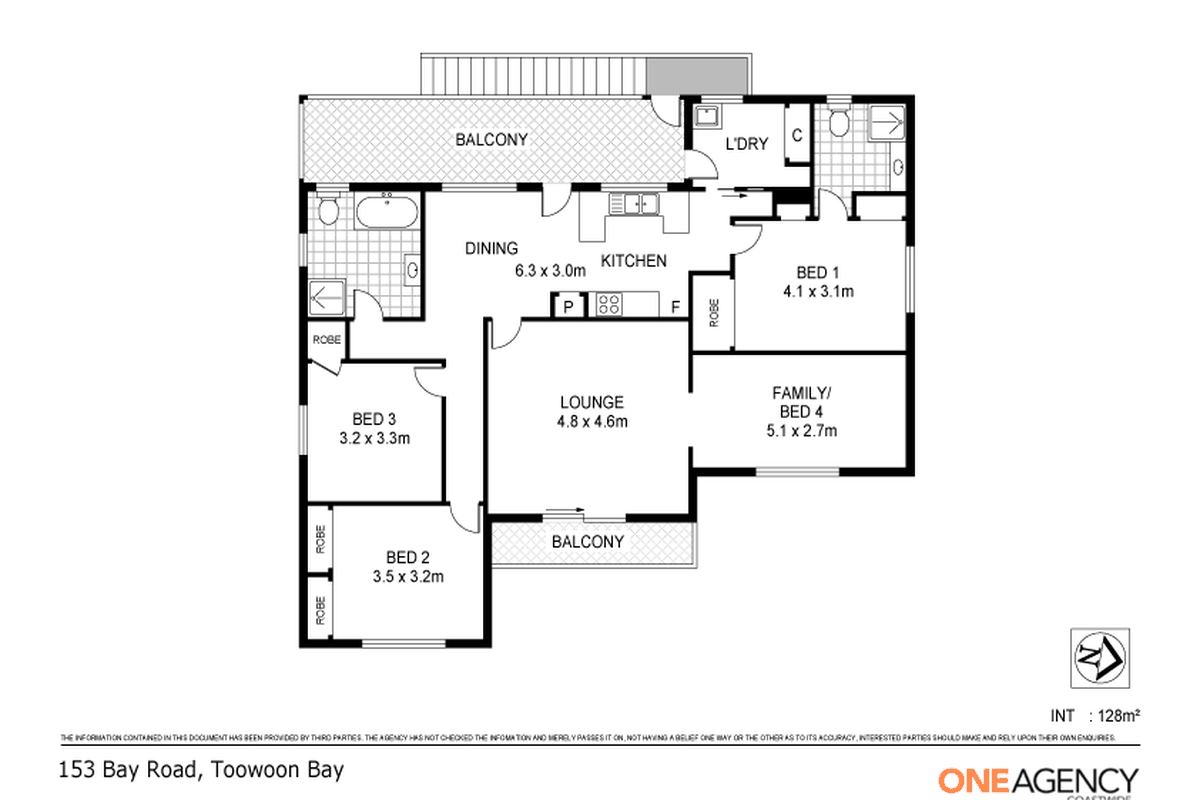 3 / 153-155 Bay Road, Toowoon Bay