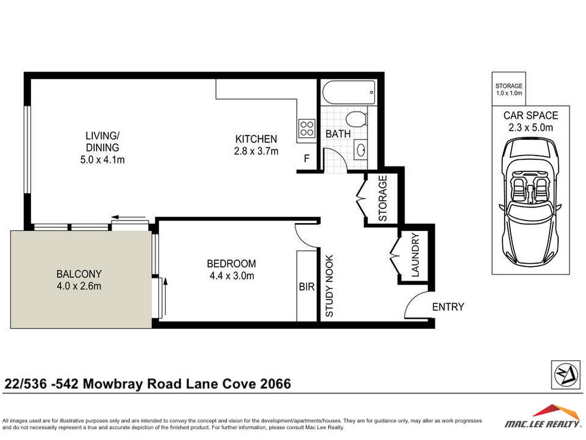 302 / 536-542 Mowbray Road, Lane...