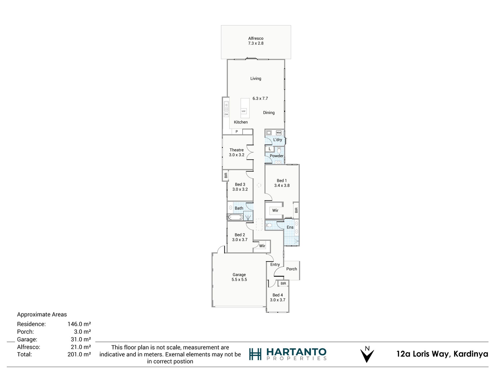 12A Loris Way, Kardinya