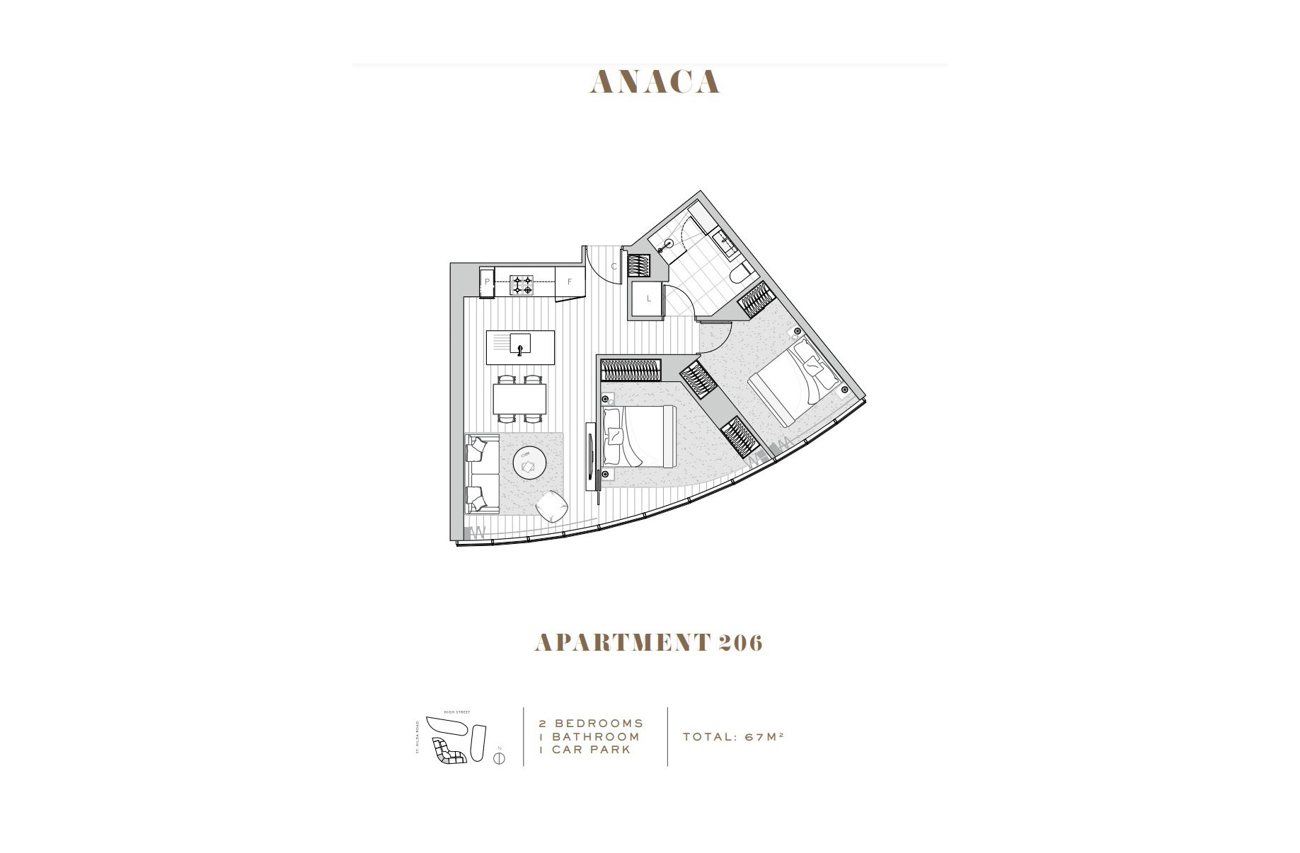 Anaca 1404 605 St Kilda Road Melbourne Gibson Land
