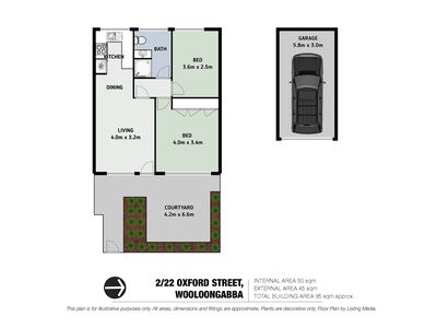 2 / 22 Oxford Street, Woolloongabba