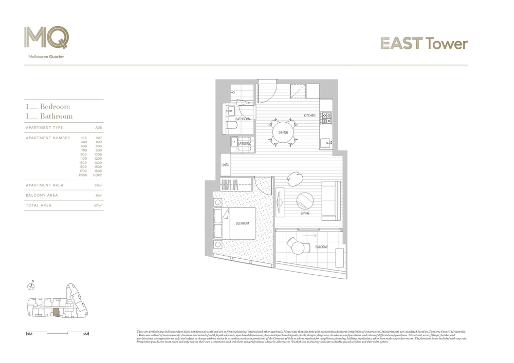 1409 / 628 Flinders Street, Docklands
