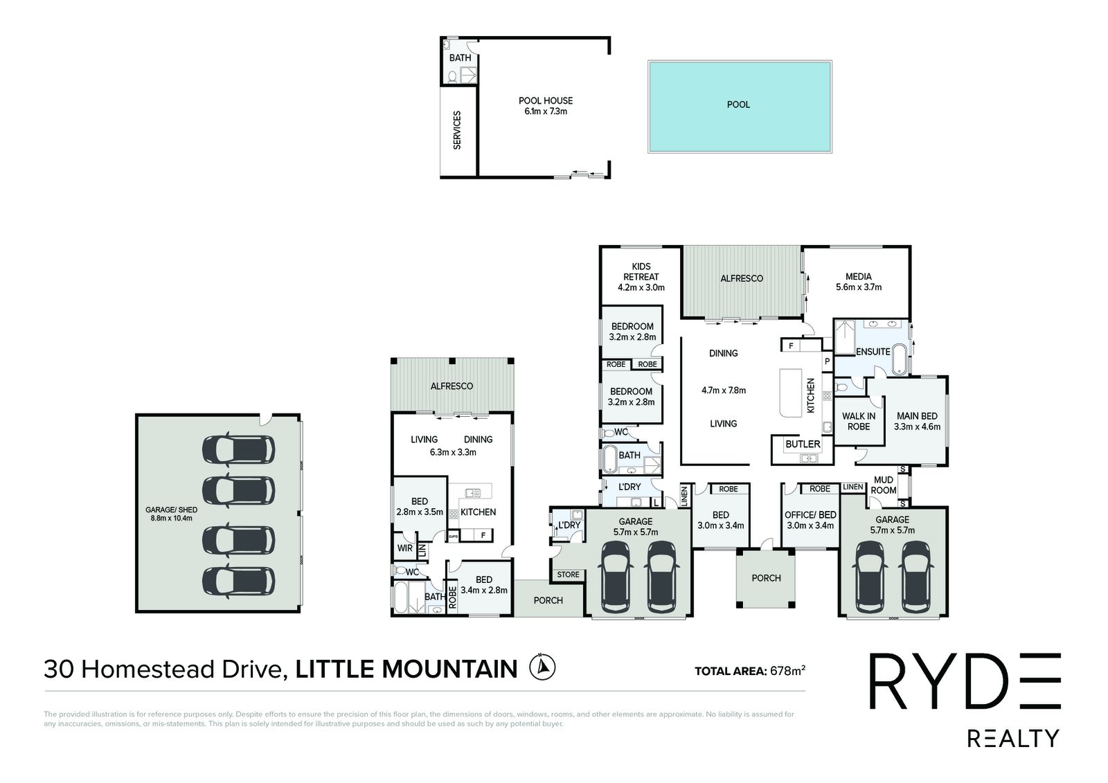 Floorplan, 30 Homestead Drive, Little Mountain