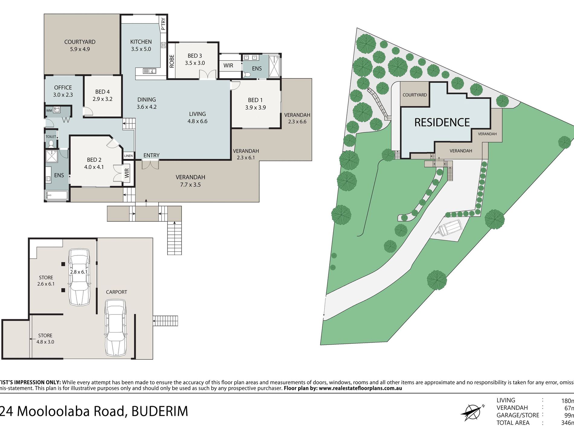 324 Mooloolaba Road, Buderim Floor Plan
