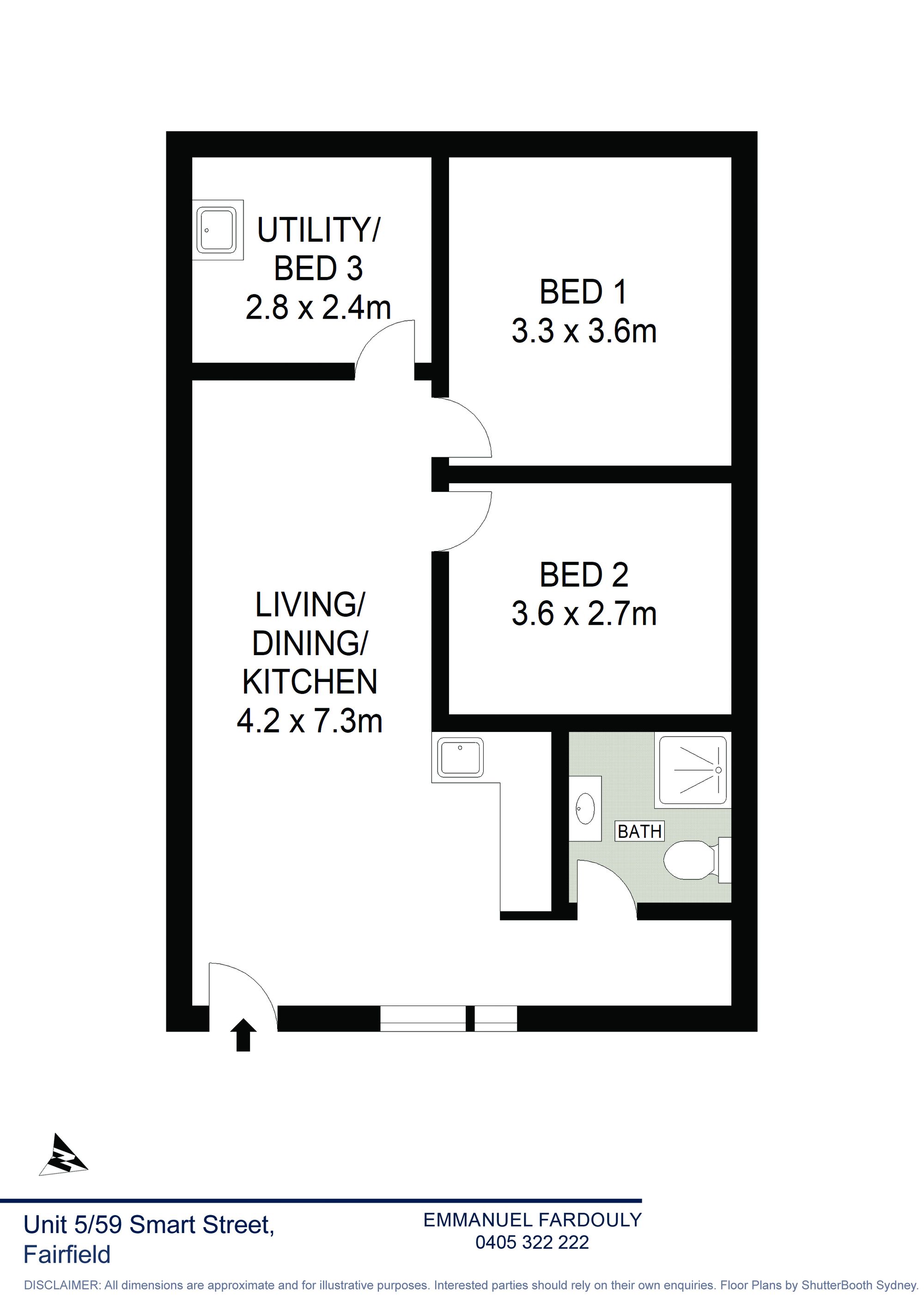 4 / 59 Smart Street, Fairfield
