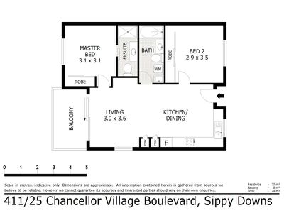 411 / 25 Chancellor Village Boulevard, Sippy Downs