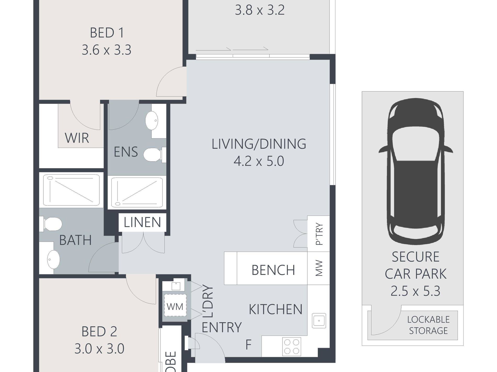 42 / 19 Shine Court, Birtinya Floor Plan
