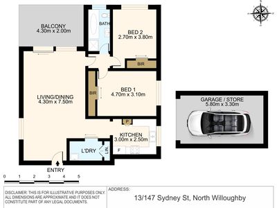 13 / 147 Sydney Street, North Willoughby