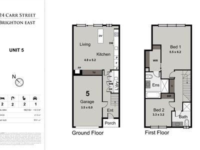 5 / 24 Carr Street, Brighton East