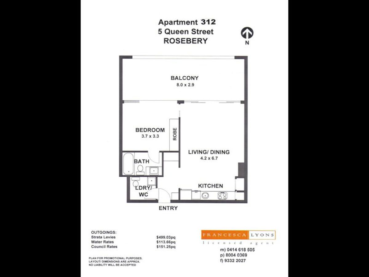 312 / 5 Queen St, Rosebery