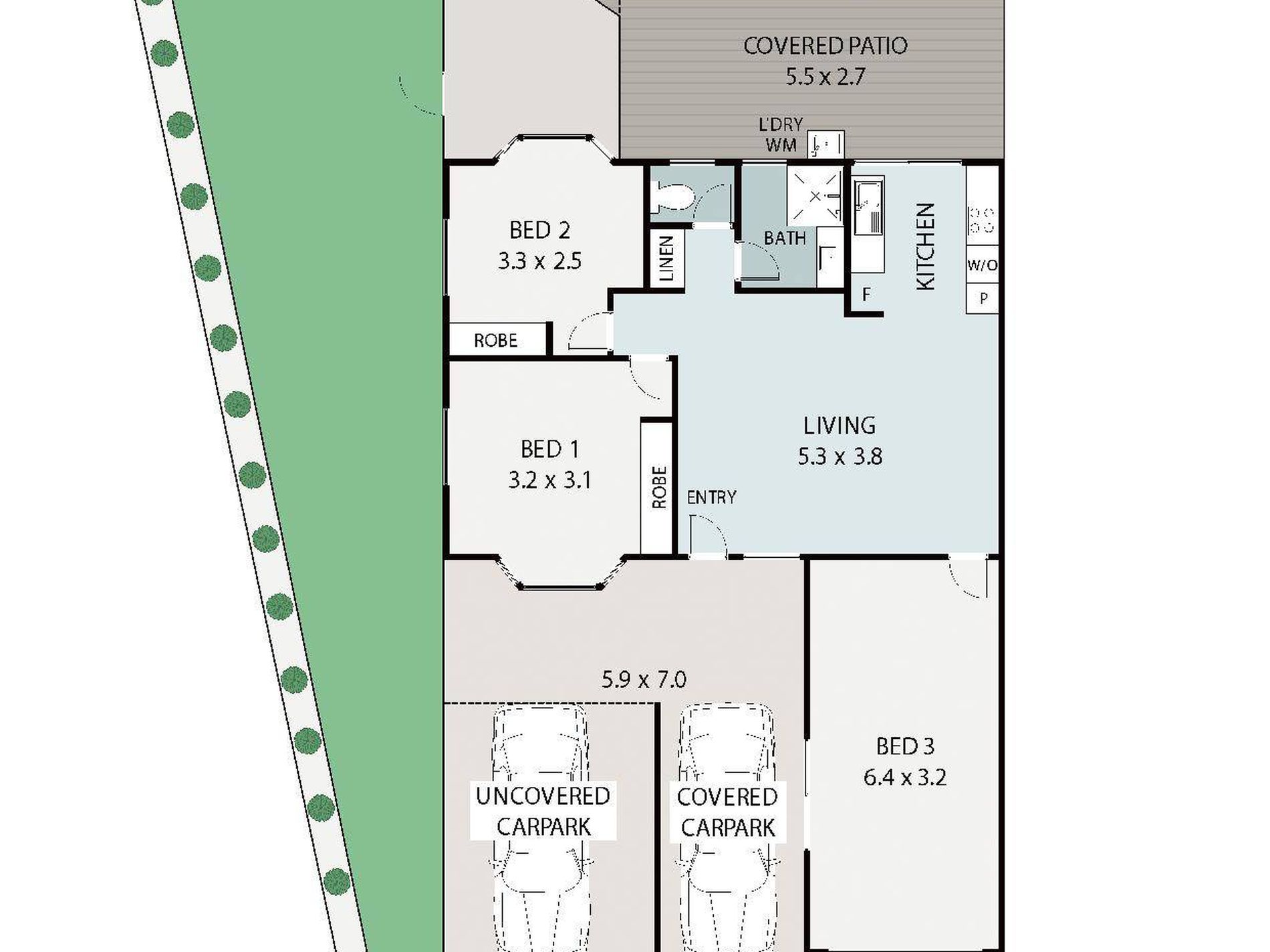 95 / 8 Longwood Street, Minyama Floor Plan