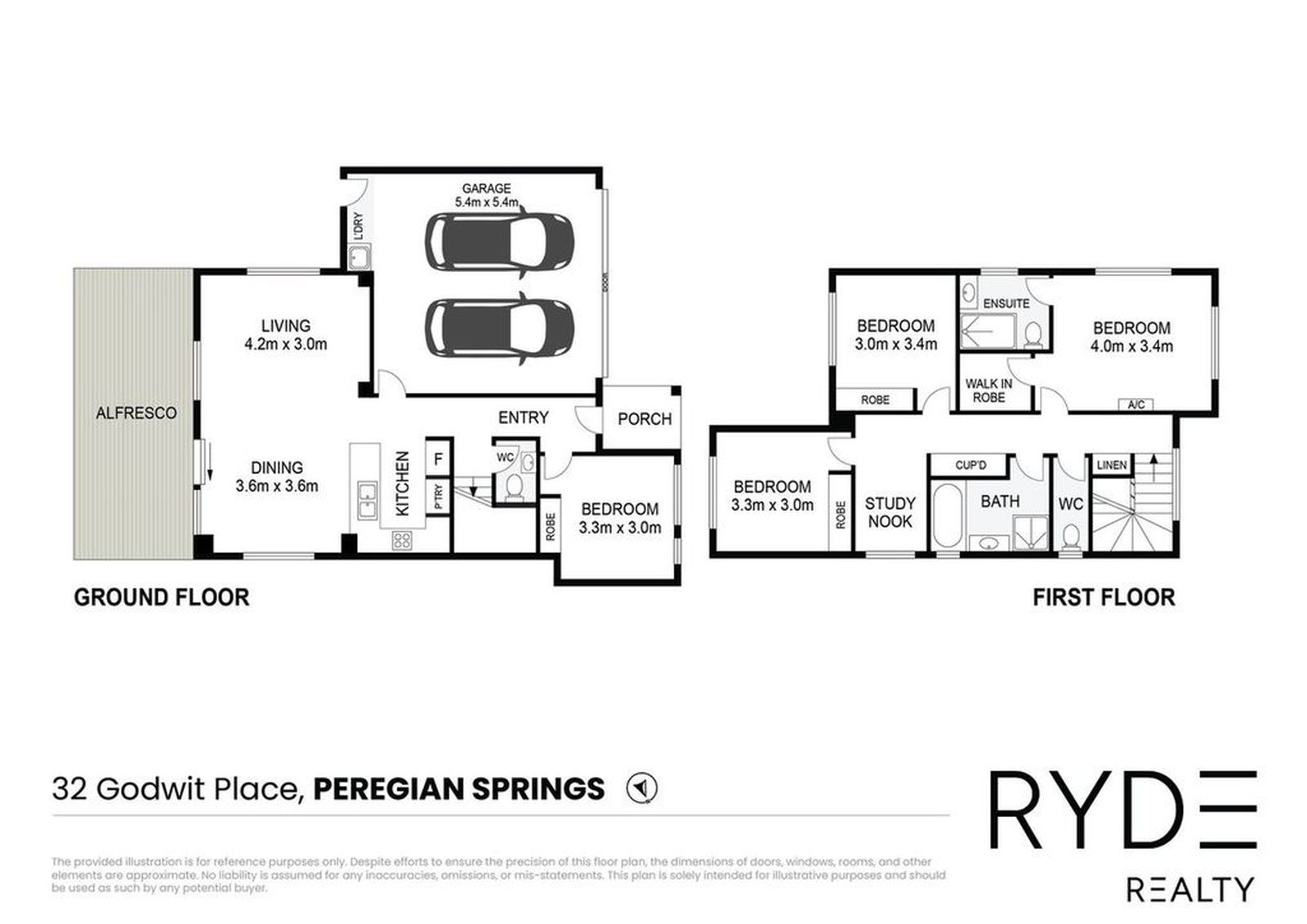 Floorplan, 32 Godwit Place, Peregian Springs