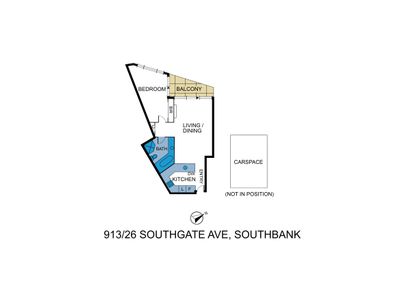 913/26 Southgate Avenue, Southbank