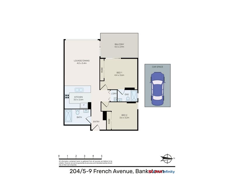 204 / 5 French Avenue, Bankstown Floor Plan