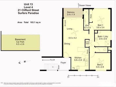13/21 Clifford Street, Surfers Paradise