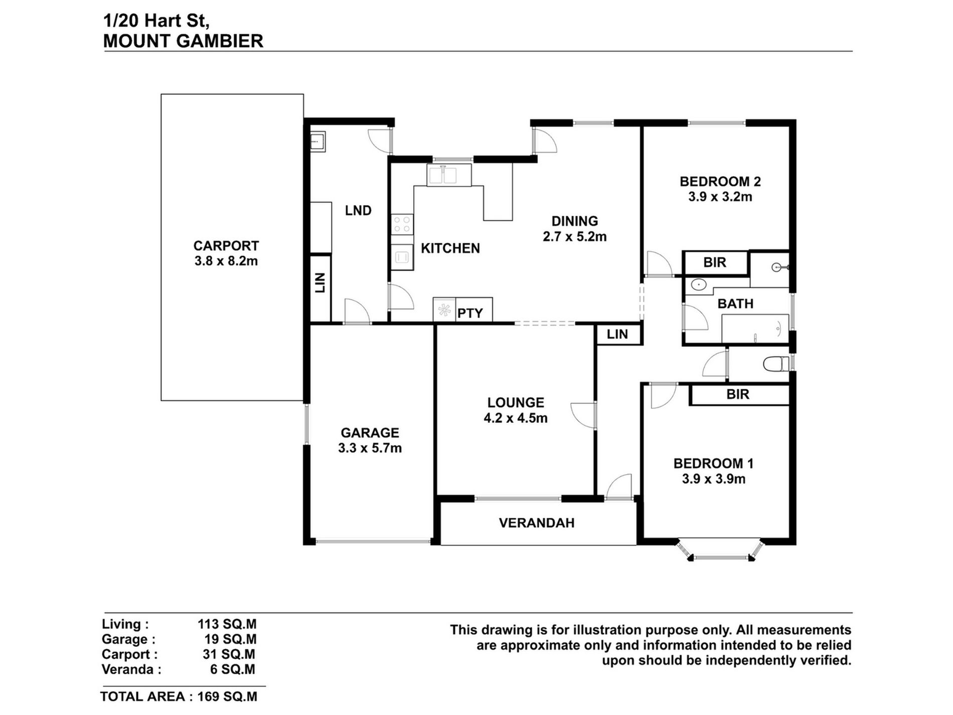 1 / 20 Hart Street, Mount Gambier