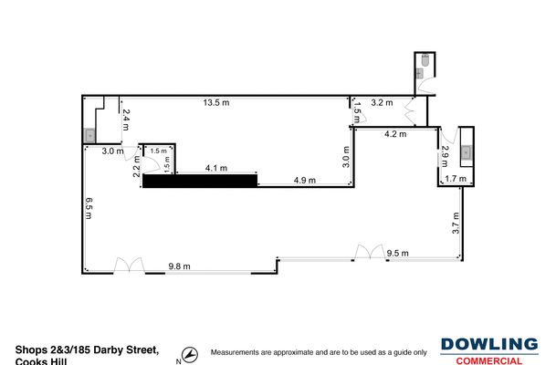 Lot 36 & 37 (Shop 2 & 3) / 185 Darby Street, Cooks Hill
