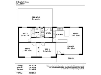 21 ENGLISH DRIVE, Millicent