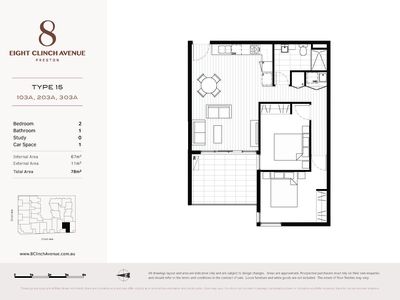 203A / 6 Clinch Avenue, Preston