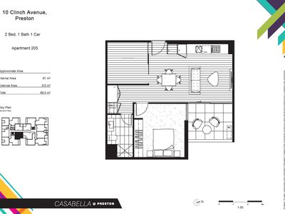 205 / 10 CLINCH AVENUE, Preston