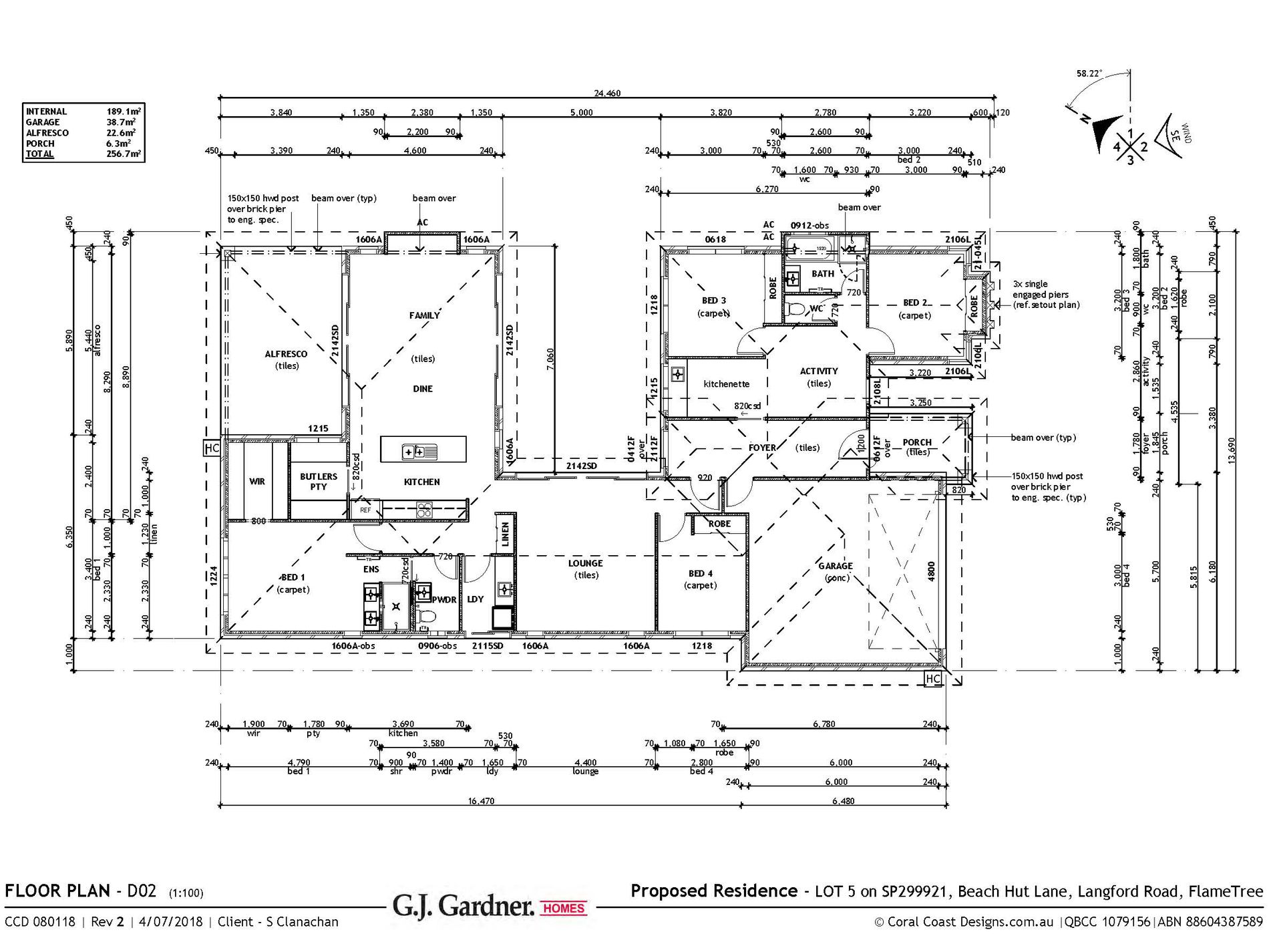 1 Discovery Drive (Langford Road), Flametree