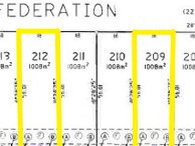 Lots 209 & 212 Federation Boulevard, Forbes