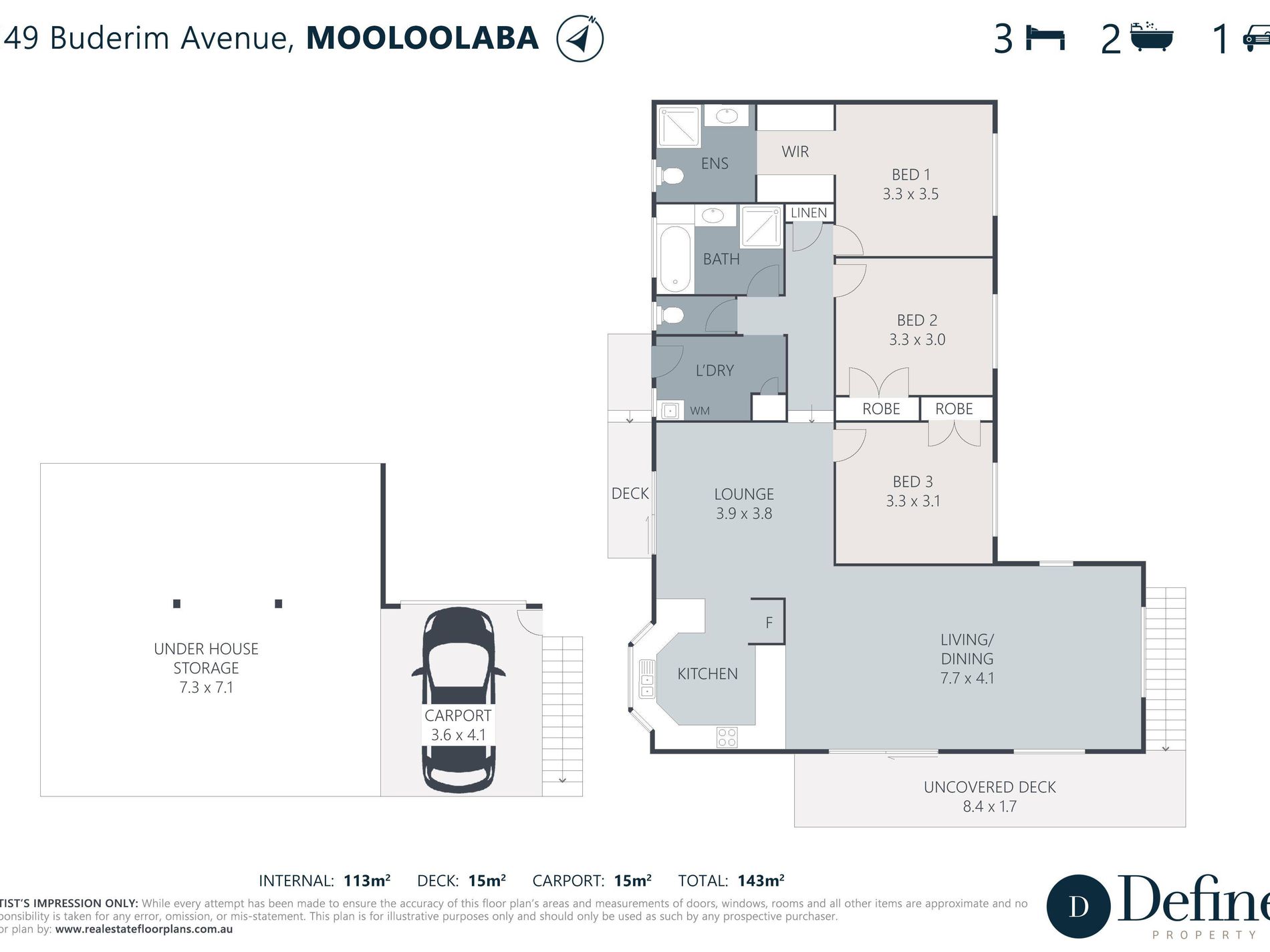 149 Buderim Avenue, Mooloolaba Floor Plan
