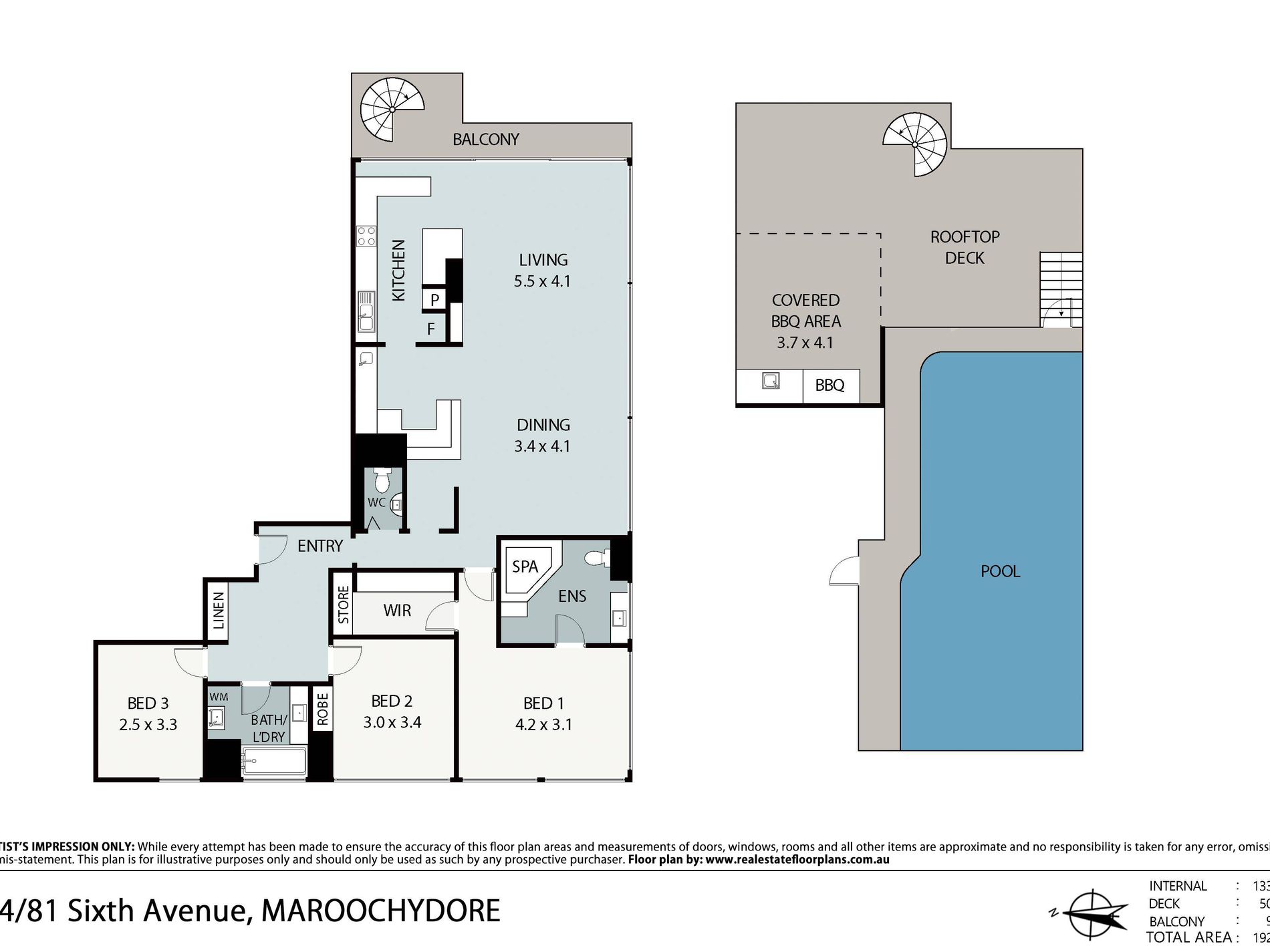 64 / 81 Sixth Avenue, Maroochydore Floor Plan