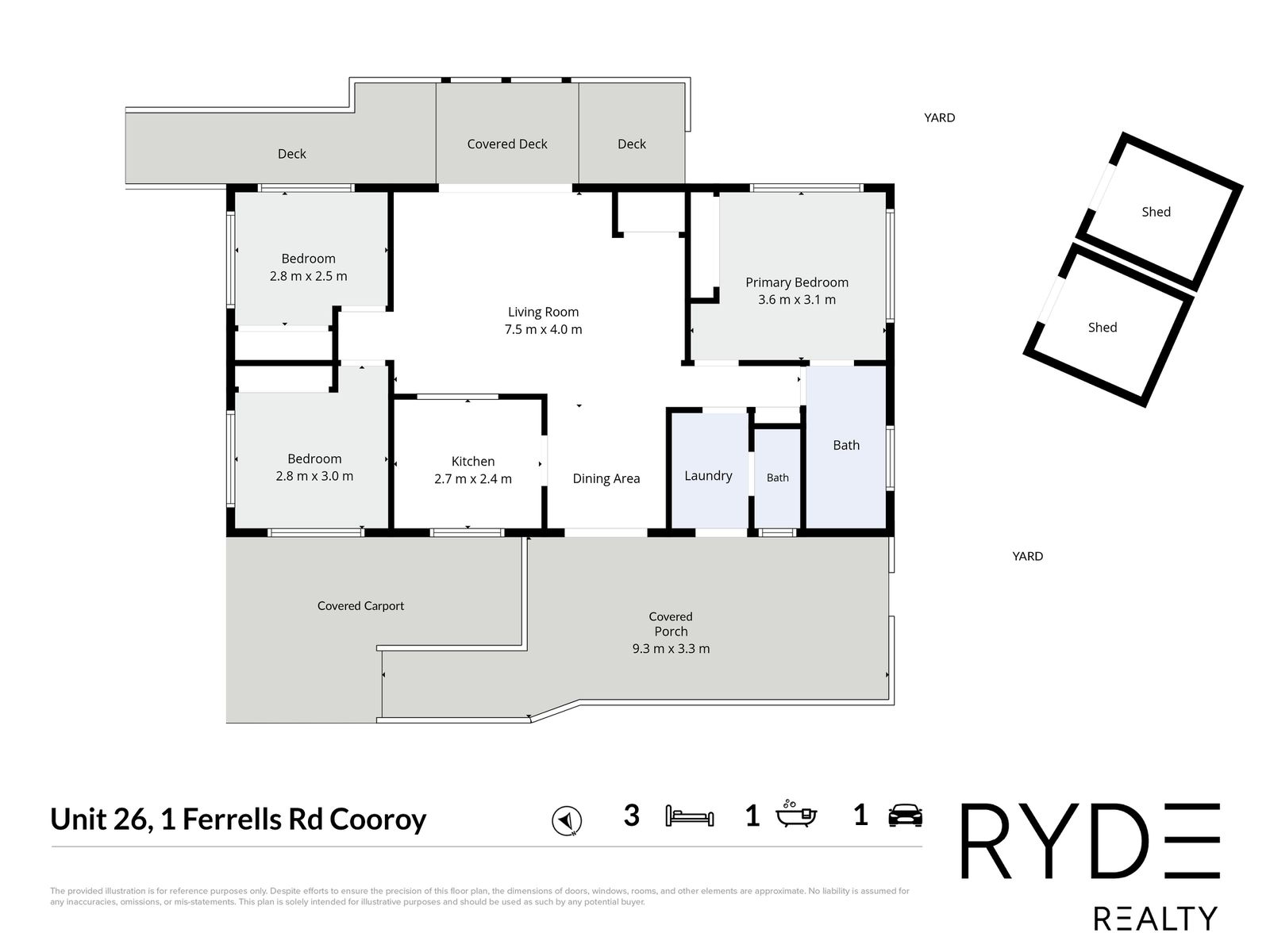 Floorplan, 26/1 Ferrells Road, Cooroy