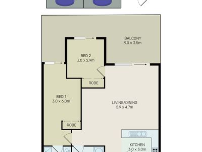 3 / 291-293 Woodville Road, Guildford