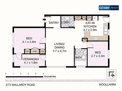 2 / 73 Wallaroy Road, Woollahra