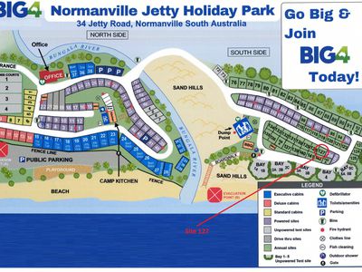 Site 127 Big 4 Caravan Park, Jetty Road, Normanville