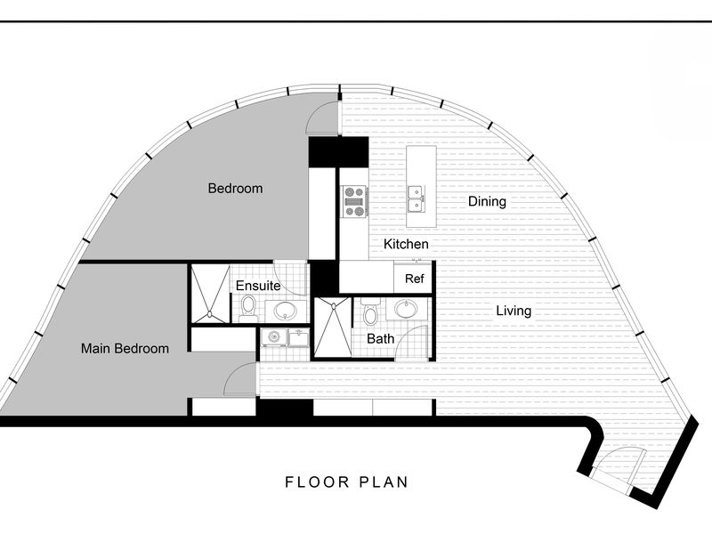 2201/140 Alice Street, Brisbane Floor Plan