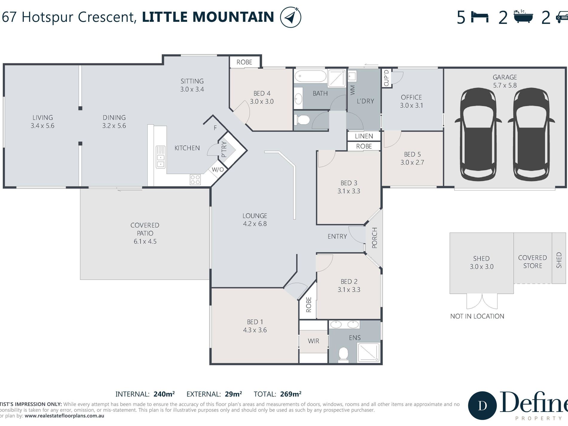 167 Hotspur Crescent, Little Mountain Floor Plan