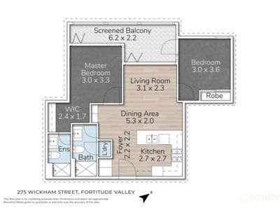 1909 / 275 Wickham Street,, Fortitude Valley