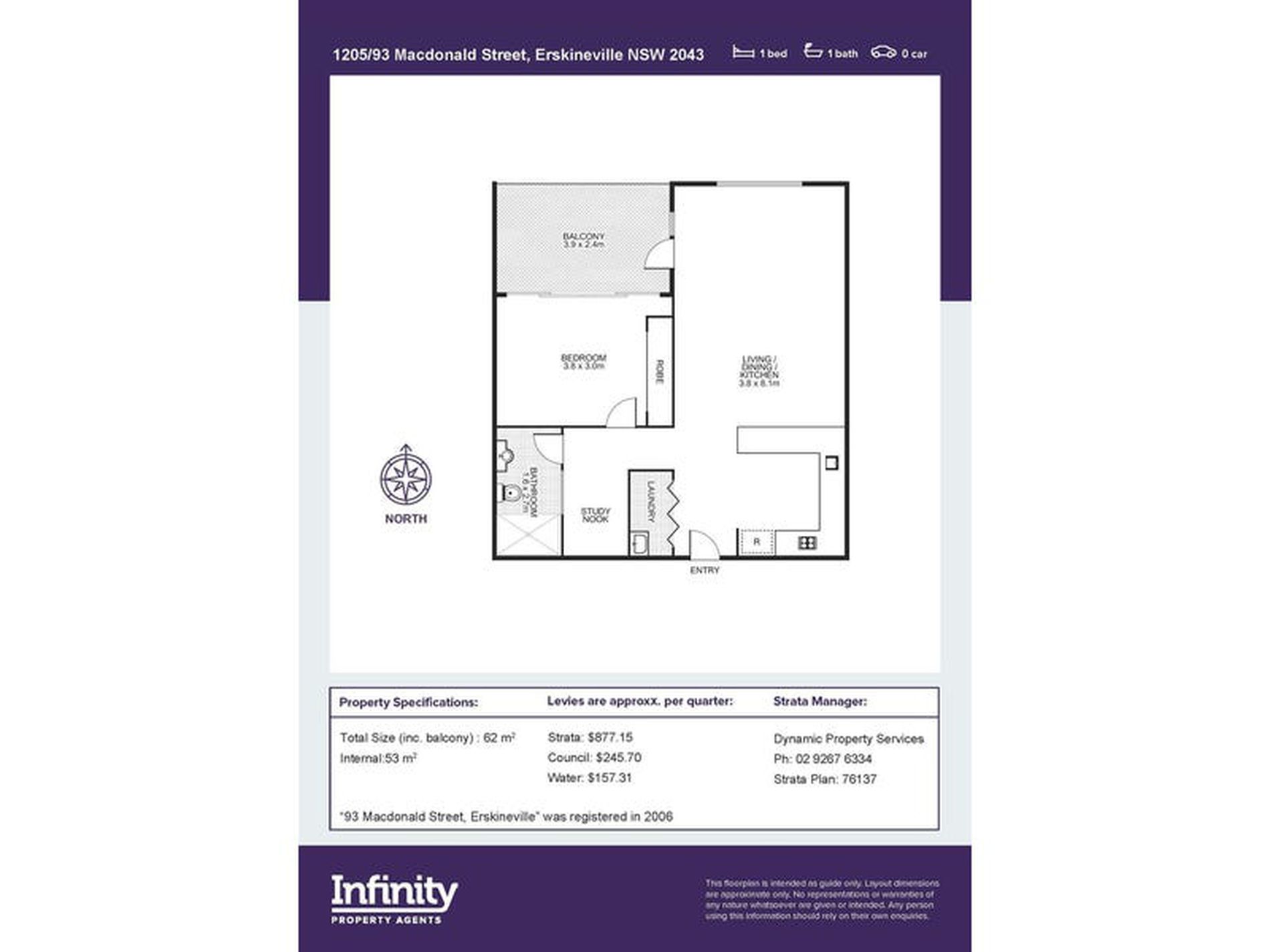 1205 / 93 Macdonald Street, Erskineville