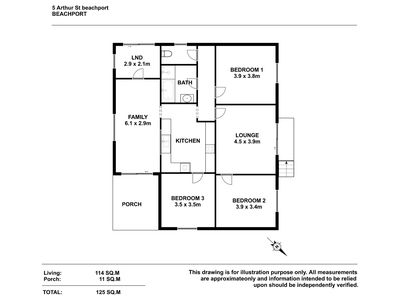 5 Arthur street , Beachport