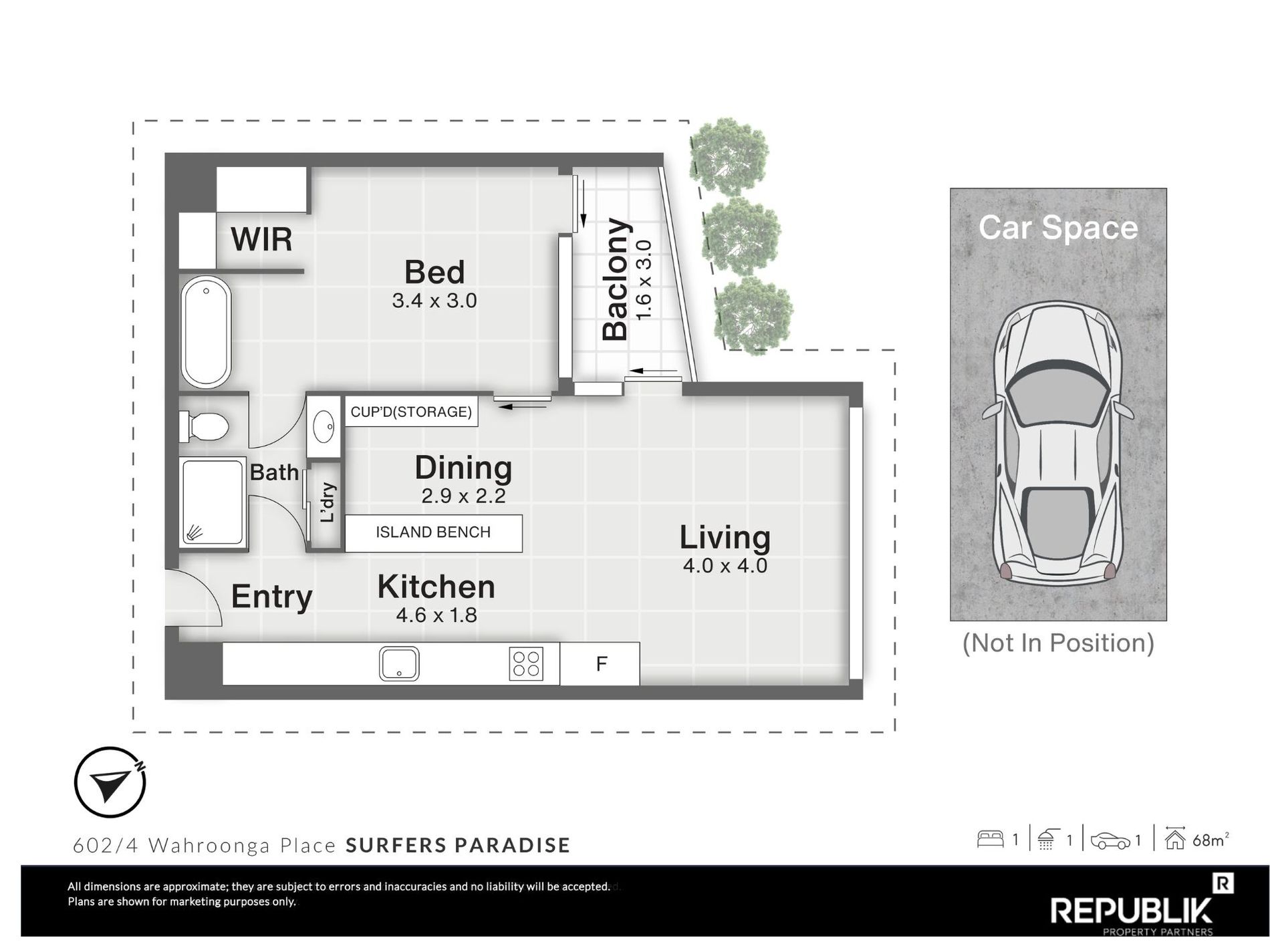 602 / 4 Wahroonga Place, Surfers Paradise