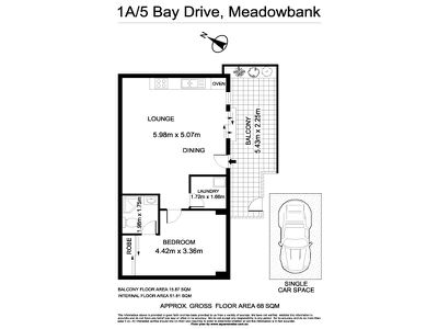 1A / 5 Bay Drive, Meadowbank