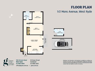 1 / 2 Mons Avenue, West Ryde